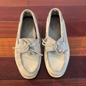 Sperry boat shoes. They are my moms and barely worn!